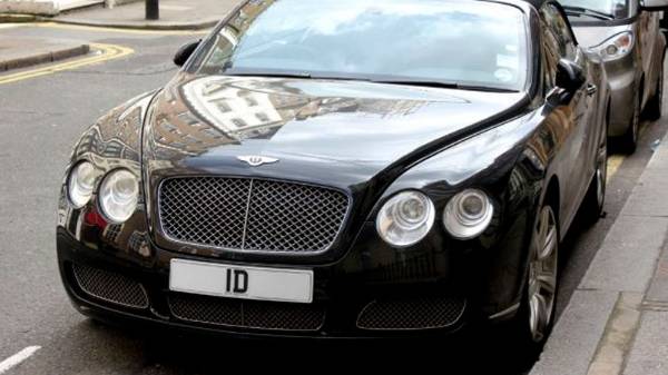 1 D Registration Plate