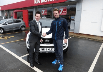 Nick Compton Sports the Sportage