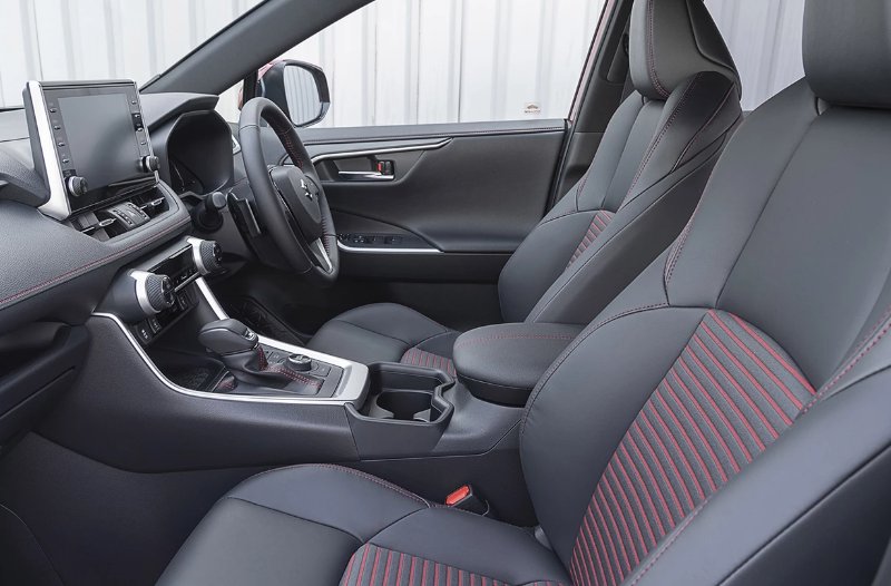 Interior of the chair