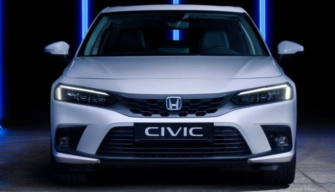 The Rear Exterior of the All -New Civic Hybrid