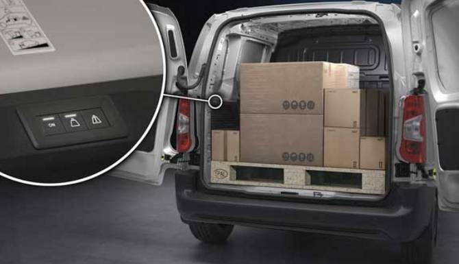 all new peugeot partner van overload indicator