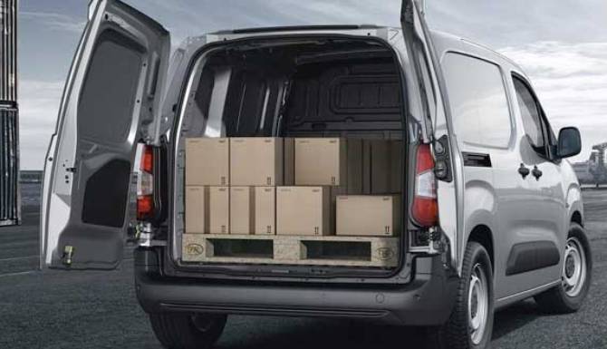 all new peugeot partner van payload area