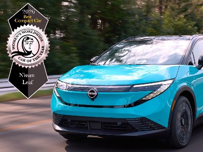 Nissan LEAF named World’s Best Compact Car by Women’s Worldwide Car of the Year jury
