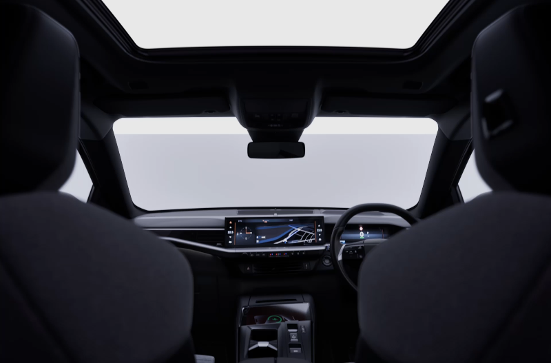 image of the caar from back seats