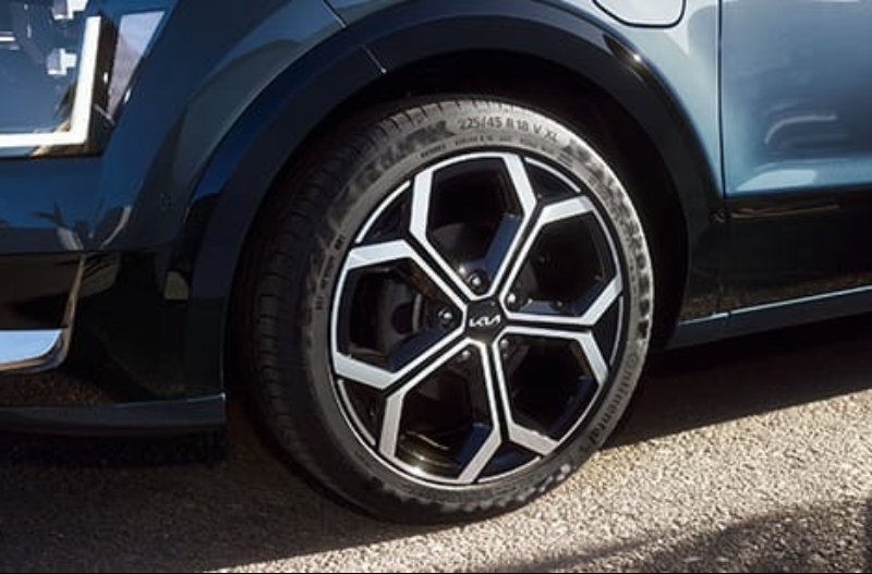 close-up of wheel