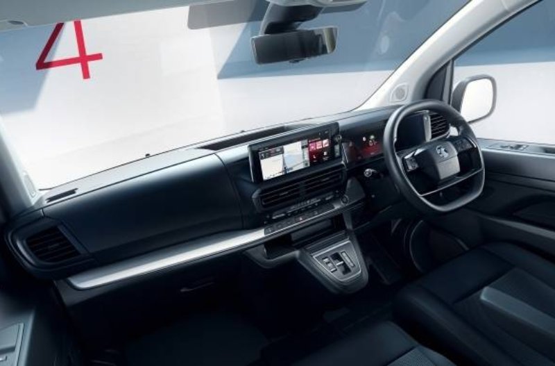 interior of the dashboard