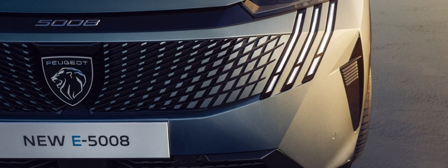 e-3008 front grille with badges