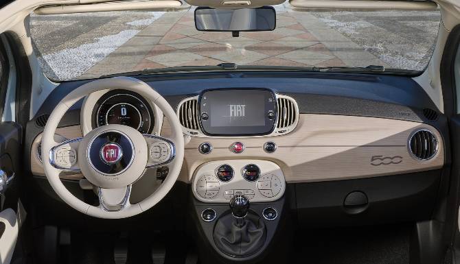 fiat 500 1957 limited edition interior