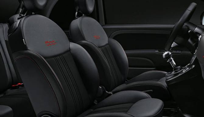 fiat 500 adjustable front seats