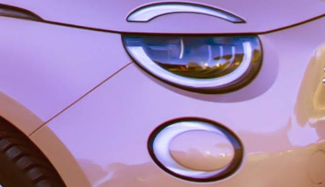 fiat 500 e headlights