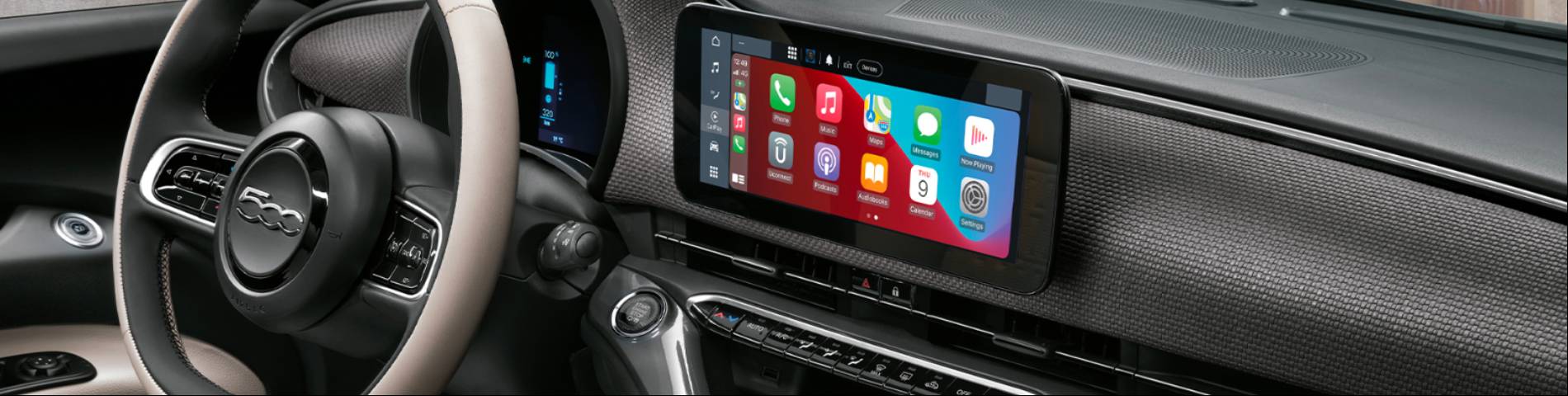 fiat 500 electric interior