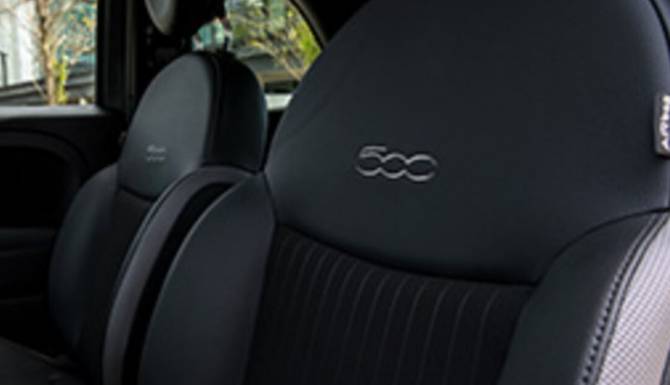 fiat 500 new flashy seats