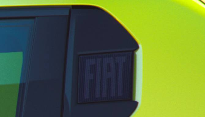 fiat grande panda black logo