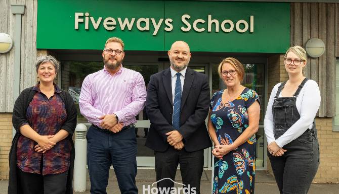 Howards are delighted to support Fiveways School in Yeovil