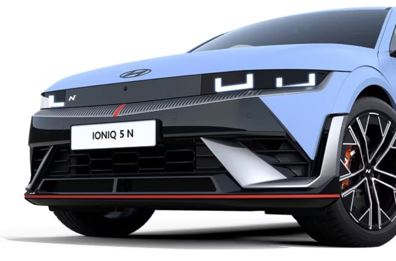 closeup of the car bumper