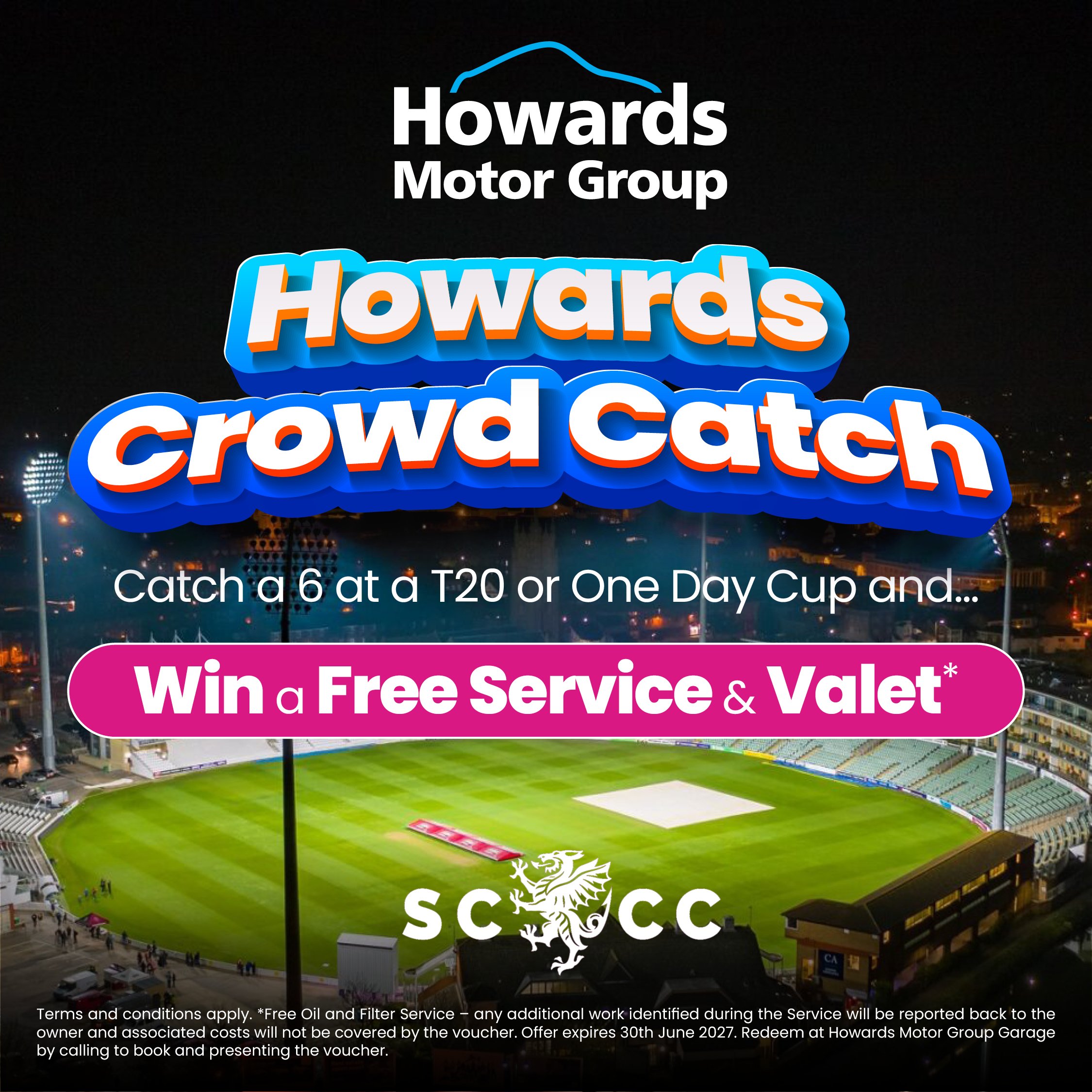Howards Motor Group Partners with Somerset County Cricket Club