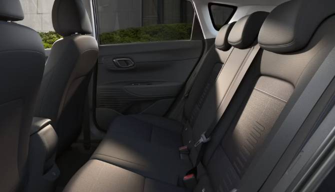 Hyundai Bayon inside seats