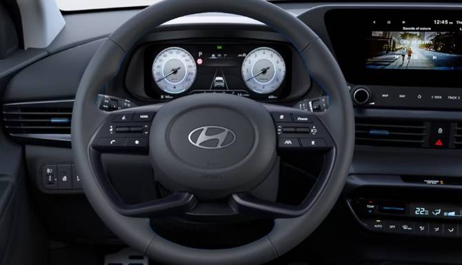 Hyundai Bayon steering wheel