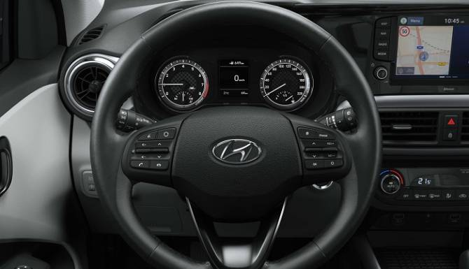Hyundai i10 steering wheel