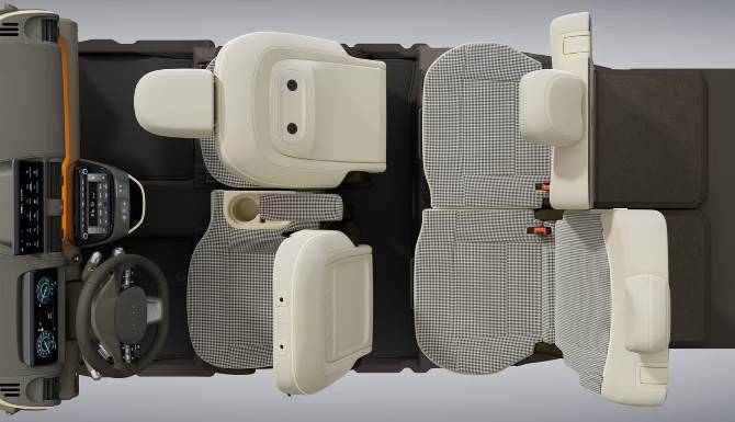 hyundai inster 3 seats view image