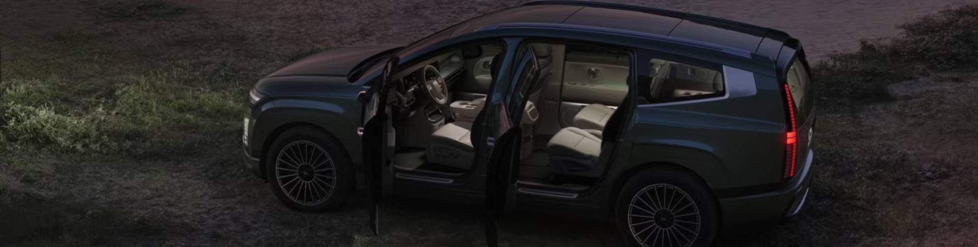 hyundai ioniq 9 from the inside