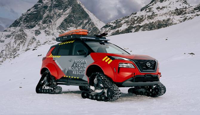 Ski Slopes, Snow Tracks, and e-4ORCE: Nissan's Trailblazing Rescue