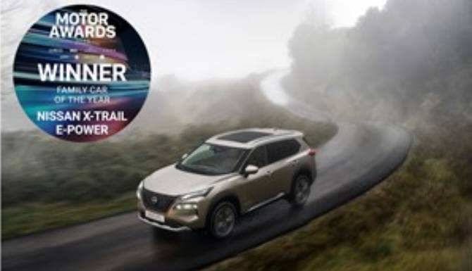 Nissan X-Trail declared the Family Car of the Year at News UK Motoring Awards