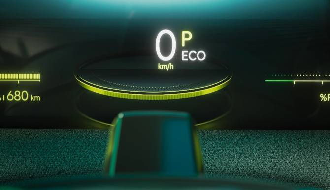 close up of eco setting on c5 aircross