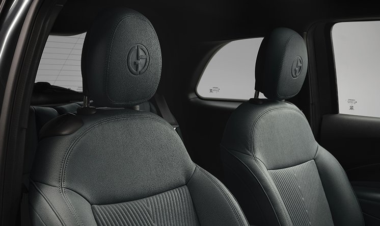 black interior of the seats