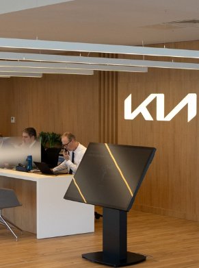 Inside the Howards Kia Barnstaple dealership