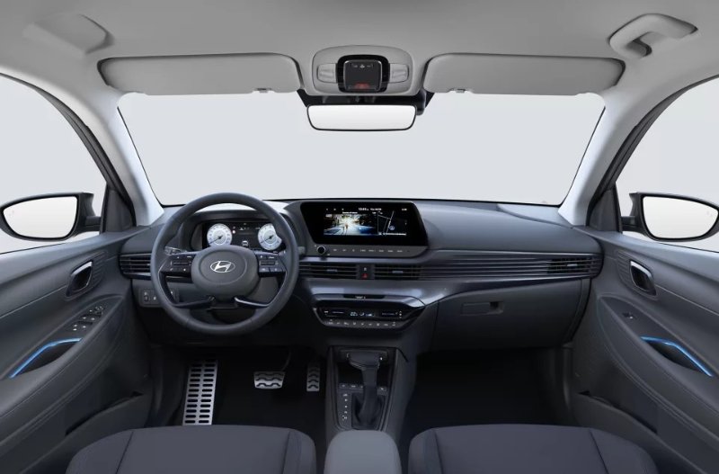 zoomed out of the interior of the car