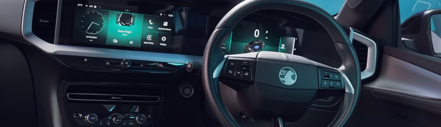 inside close up of the dashboard