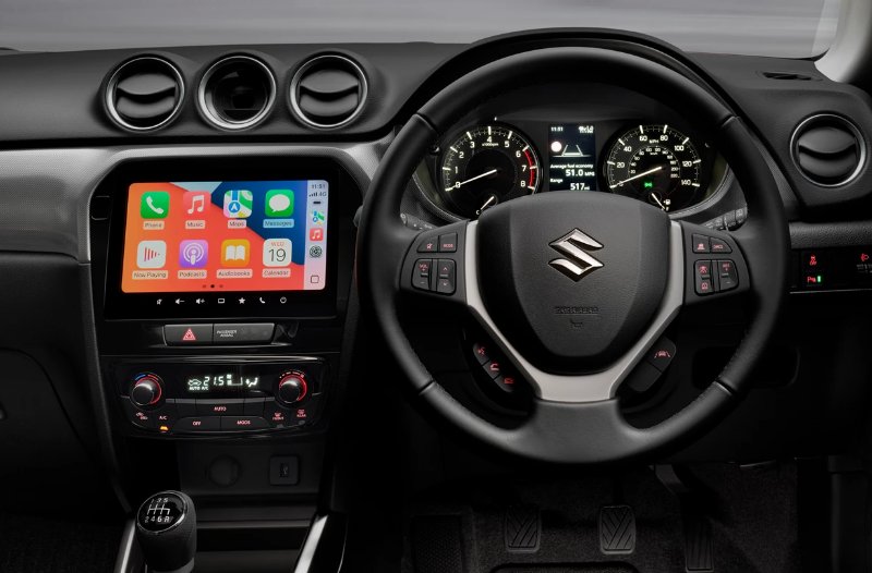 the dashboard of a car