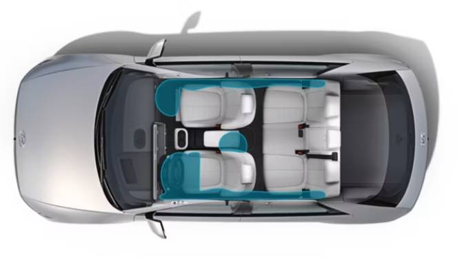 IONIQ 5 birdseye view