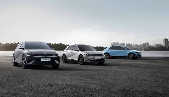ioniq 5 different colours