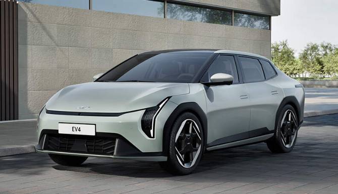 kia ev4 still shot from front