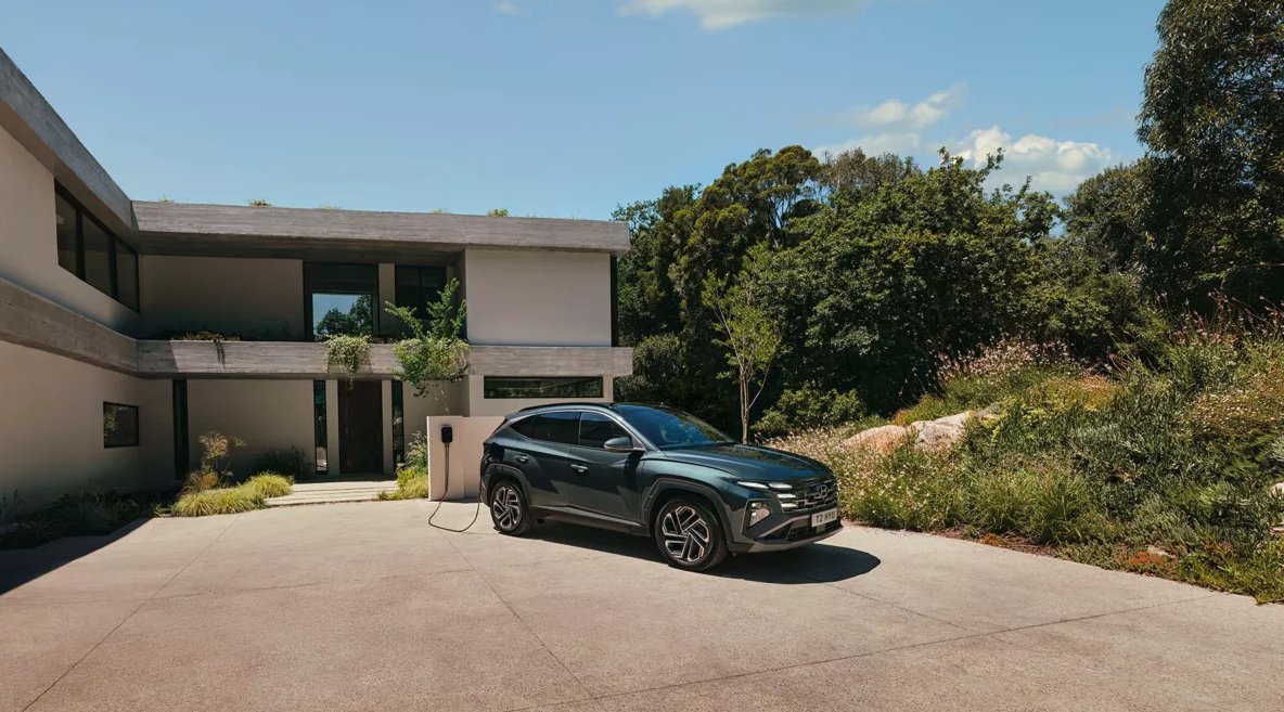 car parked outside house