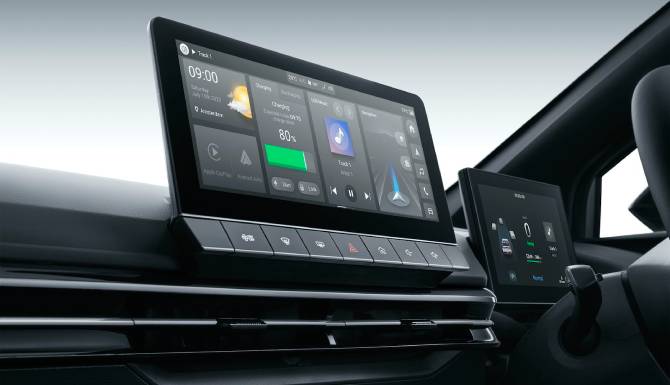 mg4 ev dashboard