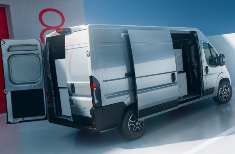 van doors all open