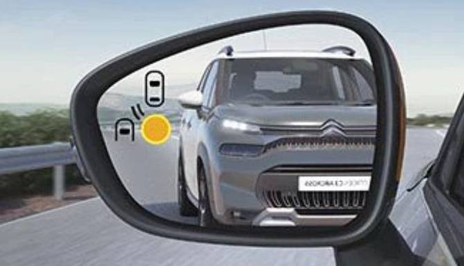 Citroen C3 Aircross Blind-Spot Monitoring System