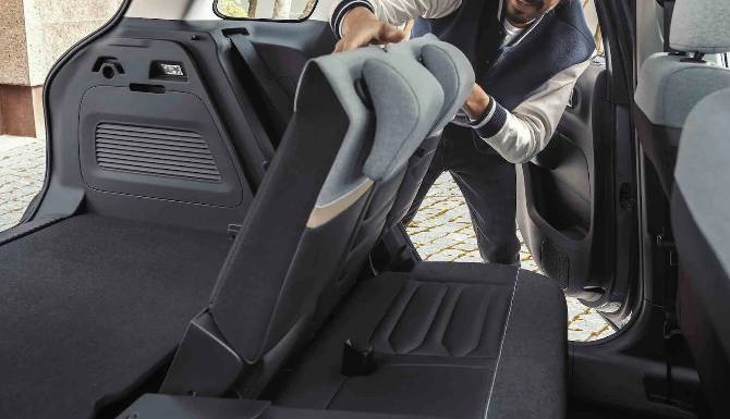 New Citroen C3 Aircross Fold-Flat Seats