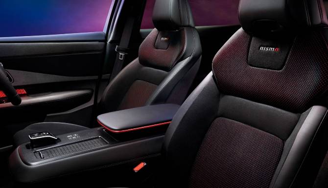 nissan ariya nismo seating