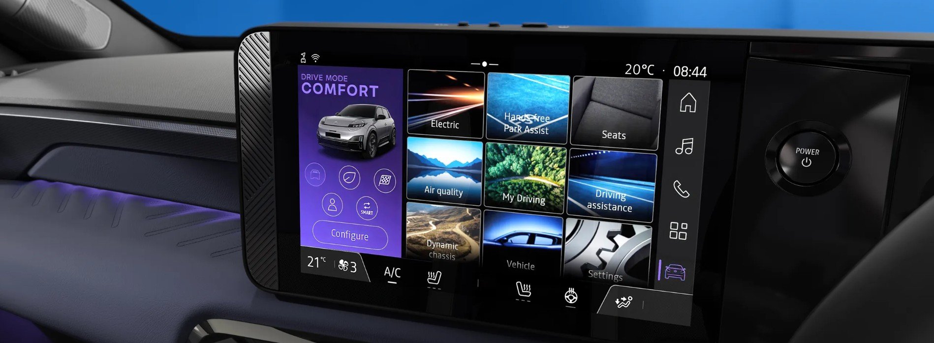 Nissan Micra Infotainment Screen