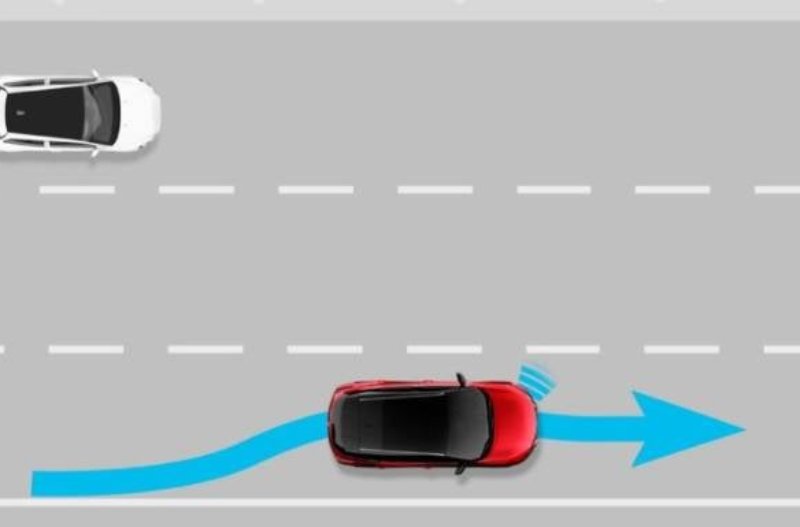 Nissan Qashqai Lane Intervention
