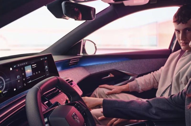 People sat in the front of the e-3008