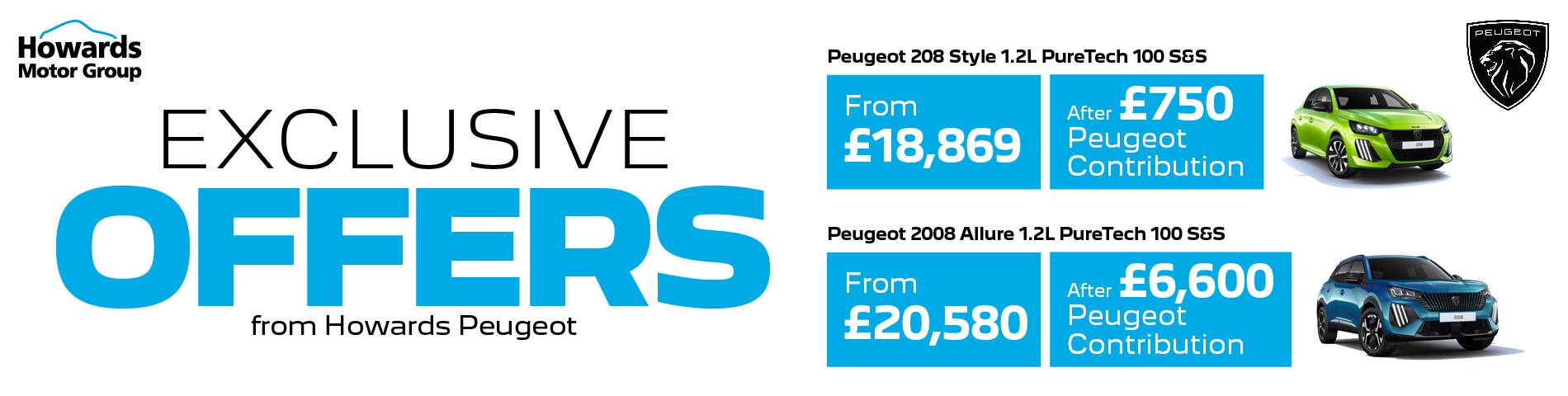 Peugeot Exclusive Offers