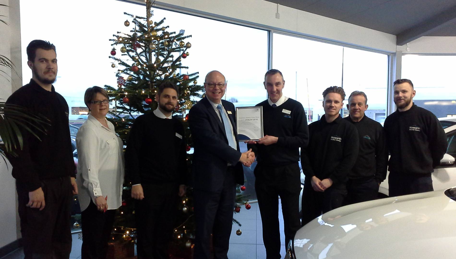 Howards Peugeot Weston-Super-Mare Achieve Highest UK Score for Pro2Ace Accreditation with Peugeot UK.