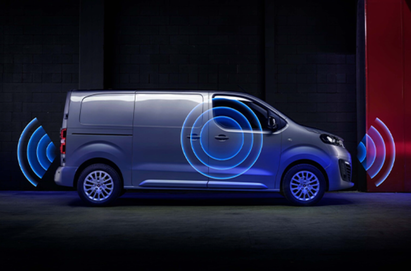 Van with sensory