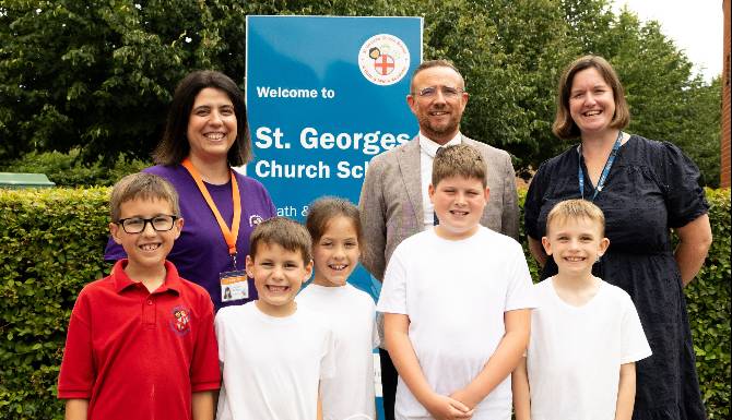 Howards Motor Group Supports St. Georges Church School Playground Fundraiser