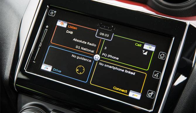 Suzuki Swift Sport Touchscreen